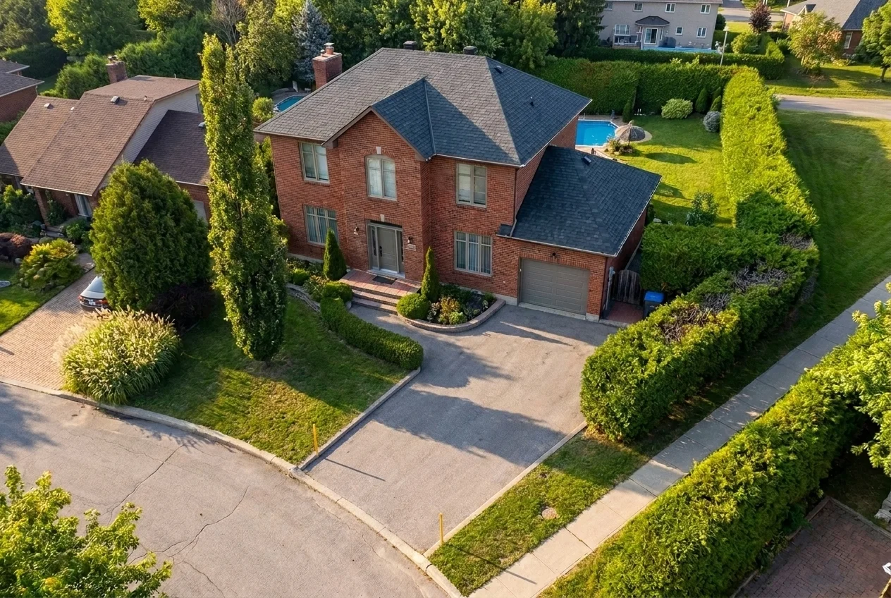 Saint-Bruno-de-Montarville, QC — la propriété avant le projet